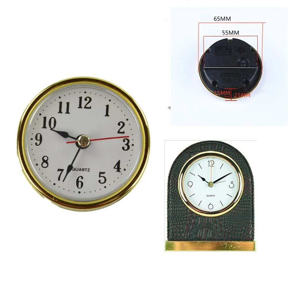 Quartz Clock Rt 65mm Arabic Numerals Face Clock DIY Clock Replacement Broken Clocks Quartz Clock Accessories Embedded Hour