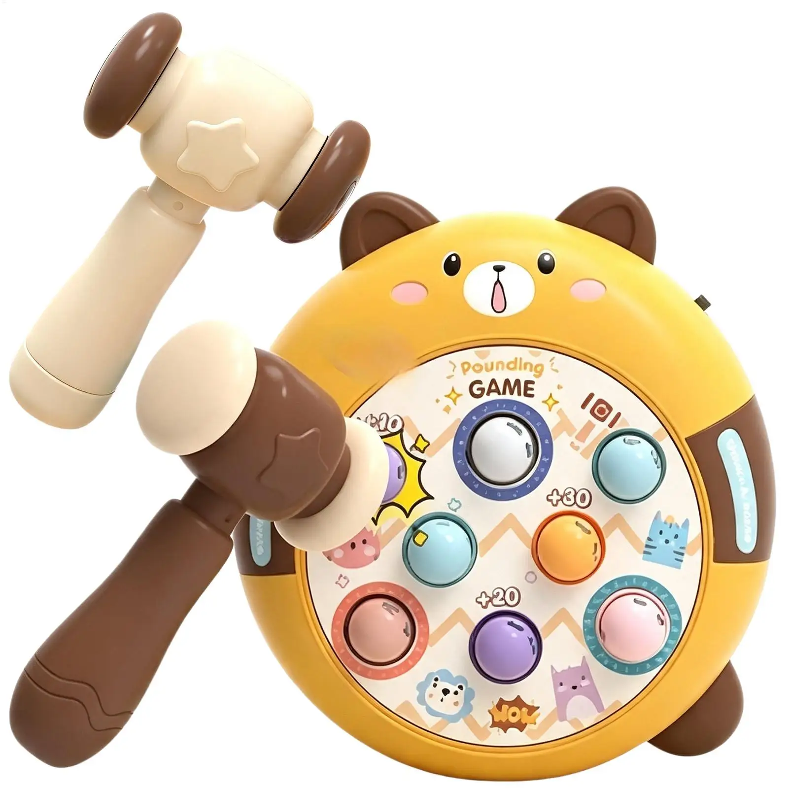 楽しいボードゲーム、電動で動くかわいいクマのデザイン、インタラクティブなハンマーおもちゃ、テーブルゲーム、男の子にも女の子にも、自宅でのパーティーや誕生日、休暇に最適。