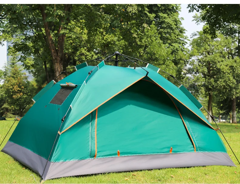 Tenda da campeggio da picnic da giardino per 2 persone sistema di telaio automatico per tenda da riparo impermeabile a prova di UV