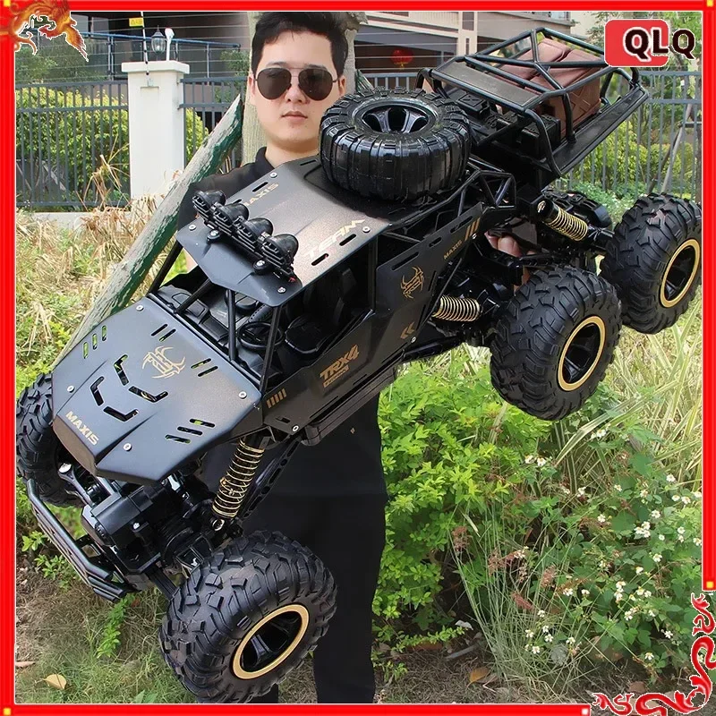 

46cm Oversized Alloy Four-Wheel Drive Remote Control Climbing Off-Road Vehicle, Rechargeable High-Speed Six Wheel Children'S Toy