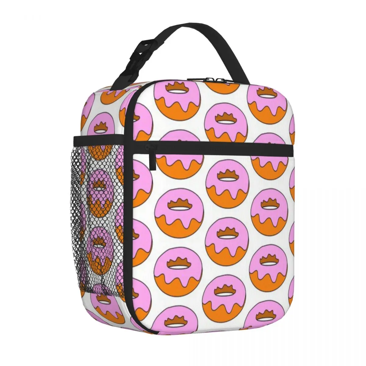 Hot Sale Pink Donut Light Luxury Bento Bag Fitness Snack Student Lunch Bag