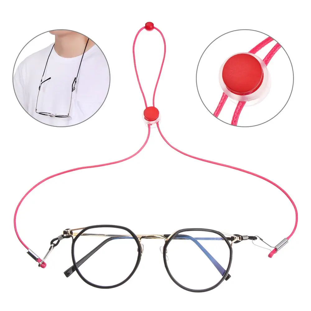 Sports Durable Adjustable Glasses Chain Hat Windproof Rope Neck Cord Eyeglasses Rope Glasses Strap Eyewear Lanyard