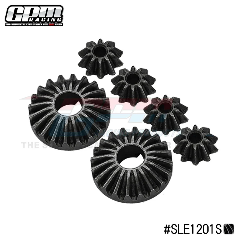 GPM Mid Carbon Steel Front/Rear/Mid Diff Gear Set for Traxxas 1/8 4wd Sledge – Real-World Performance Tested