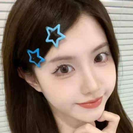 120/90/60/30pcsCute Colorful Star Hair Clips  Snap Hairpins Side Hairpins, Jewelry AccessoriesCute girl hair accessories view 2