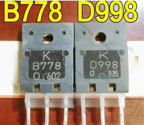 20pcs=Original disassembly【10pcs B778+10pcs D998 】2SB778 2SD998