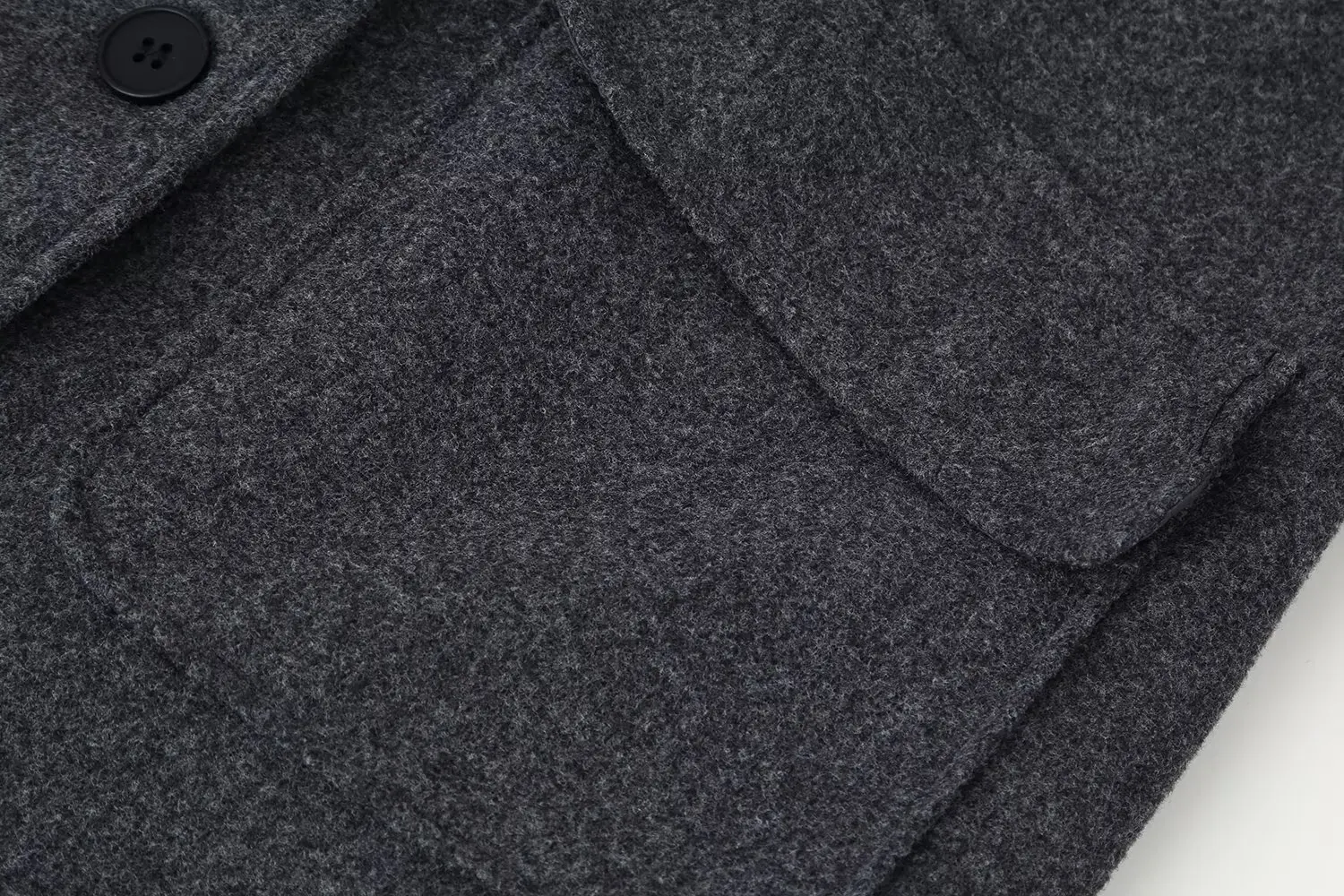 معطف صوف بأكمام طويلة وياقة نصف عالية وصدر واحد أنيق وعصري ونمط جديد، ملابس مكتبية مريحة، كاجوال نحن #5