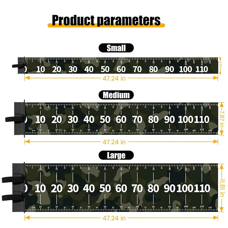 مسطرة السمك، شريط الصيد، قياس معدات الصيد الخارجية، معدات الصيد #1