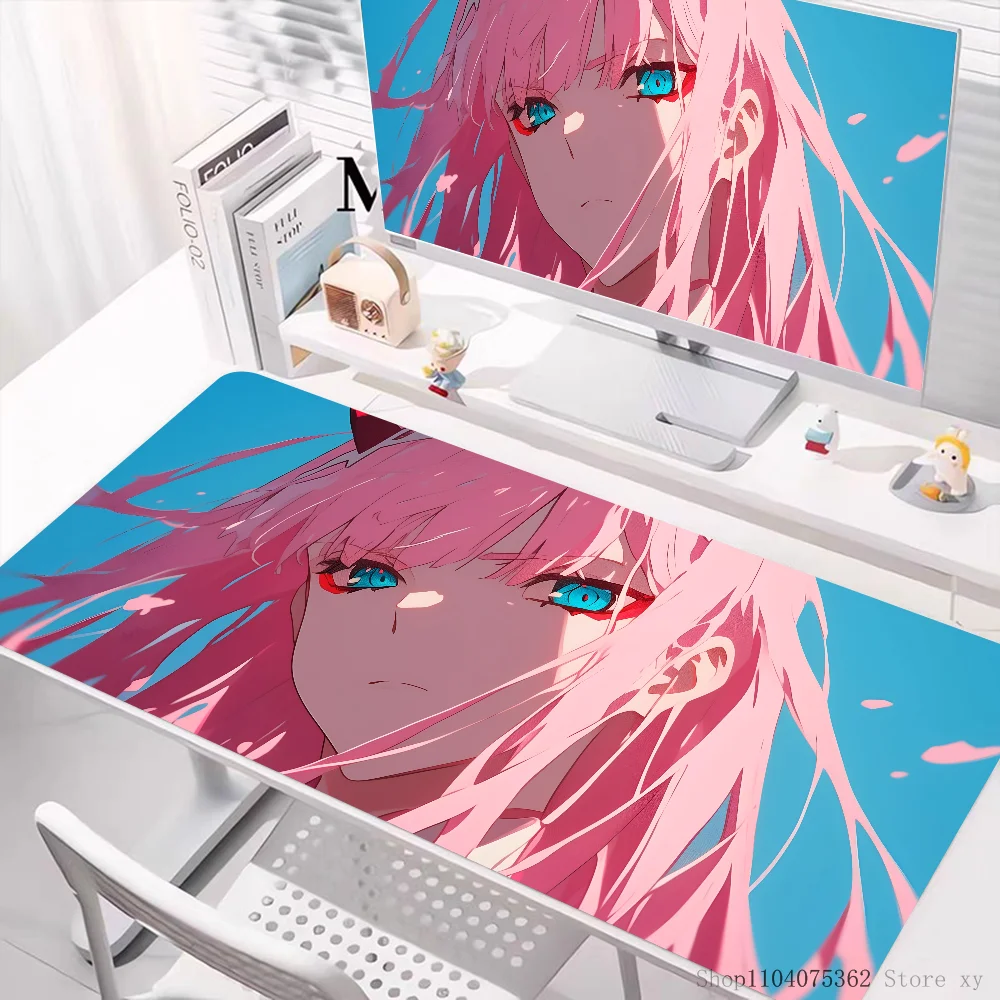 Z-Zero Two Darling In The FranXX 02 Mousepad Mouse Mat Desk Mat With Pad Gaming Accessories Prime Gaming XXL Keyboard Pad Paddi