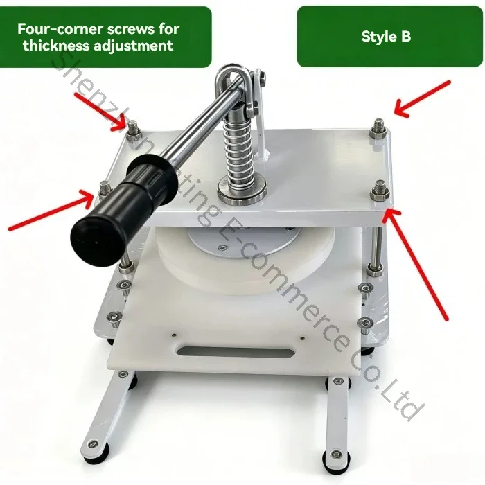 30CM Cake Press Manual Hand Press Commercial Cake Press Dough Pat Flat Flattener Round Manual Cake Machine