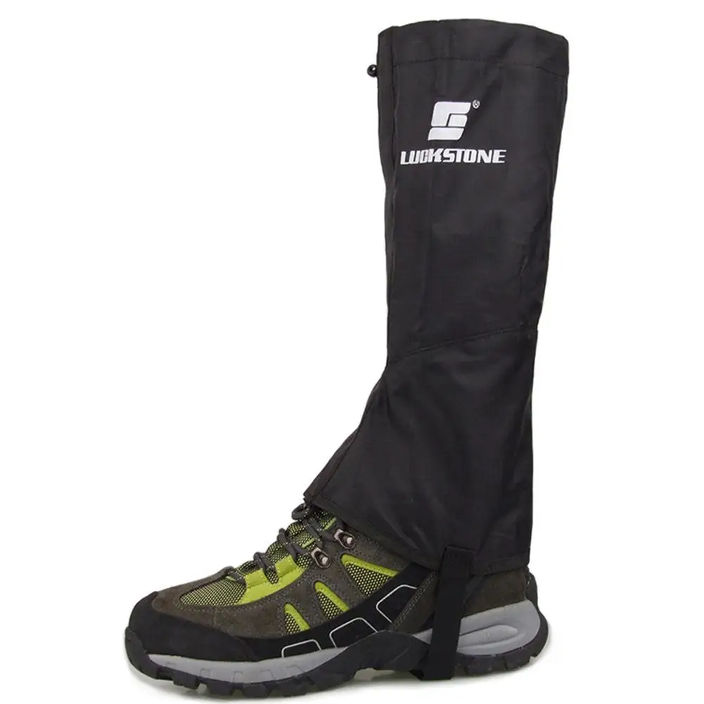 【 Ready Stock 】1 Pair Outdoor Hiking Legging Gaiters Waterproof Windproof Sand-proof Protective Covers For Skiing Camping