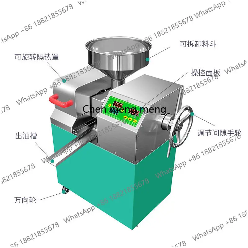 P10 oil press medium automatic multi-functional stainless steel intelligent large commercial frying machine