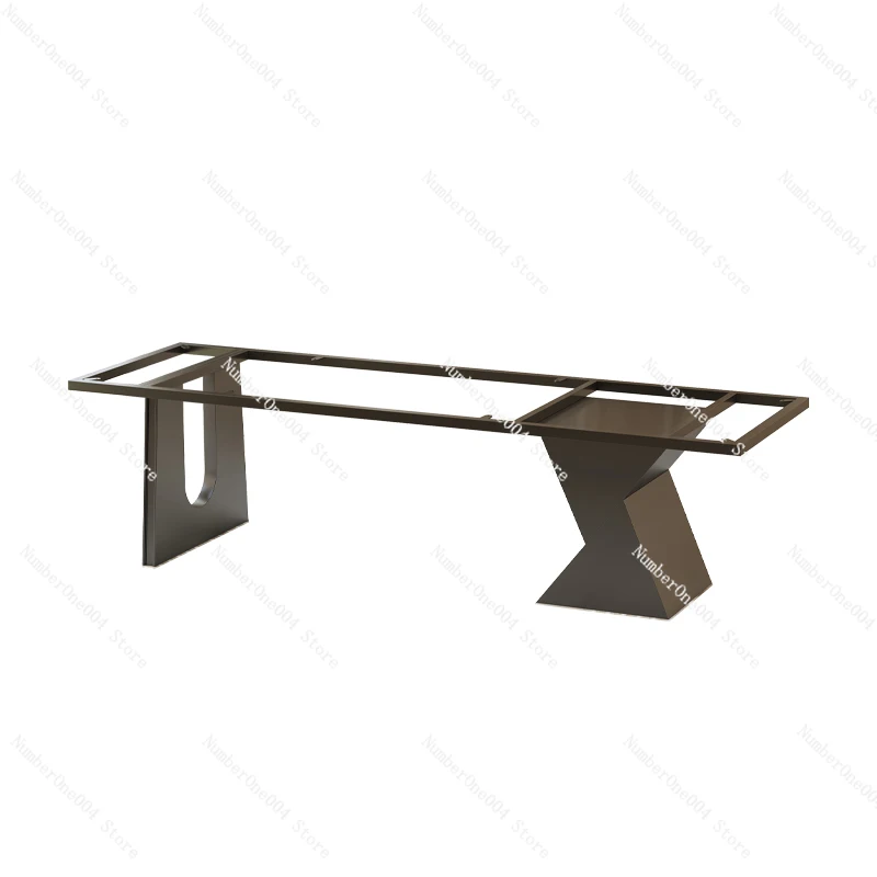 Marble Tea Table Base Desk Solid Wood Large Board Tab Le Support Frame Rock Slab Luxury Stone Metal Tea Tabl E Foot Bracket