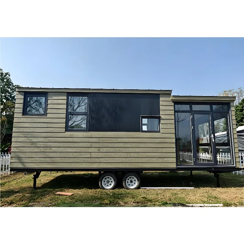 Prefabricated Mobile Modular Travel Trailer Container Homes for Multi-Purpose Living & Flexible Space for Versatile Users
