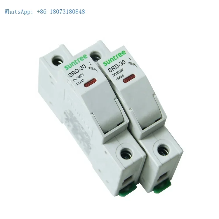 SRD-30 CE TUV High Voltage Electric DC 30A 1000V Ceramic 10x38 Solar PV Fuse Holder