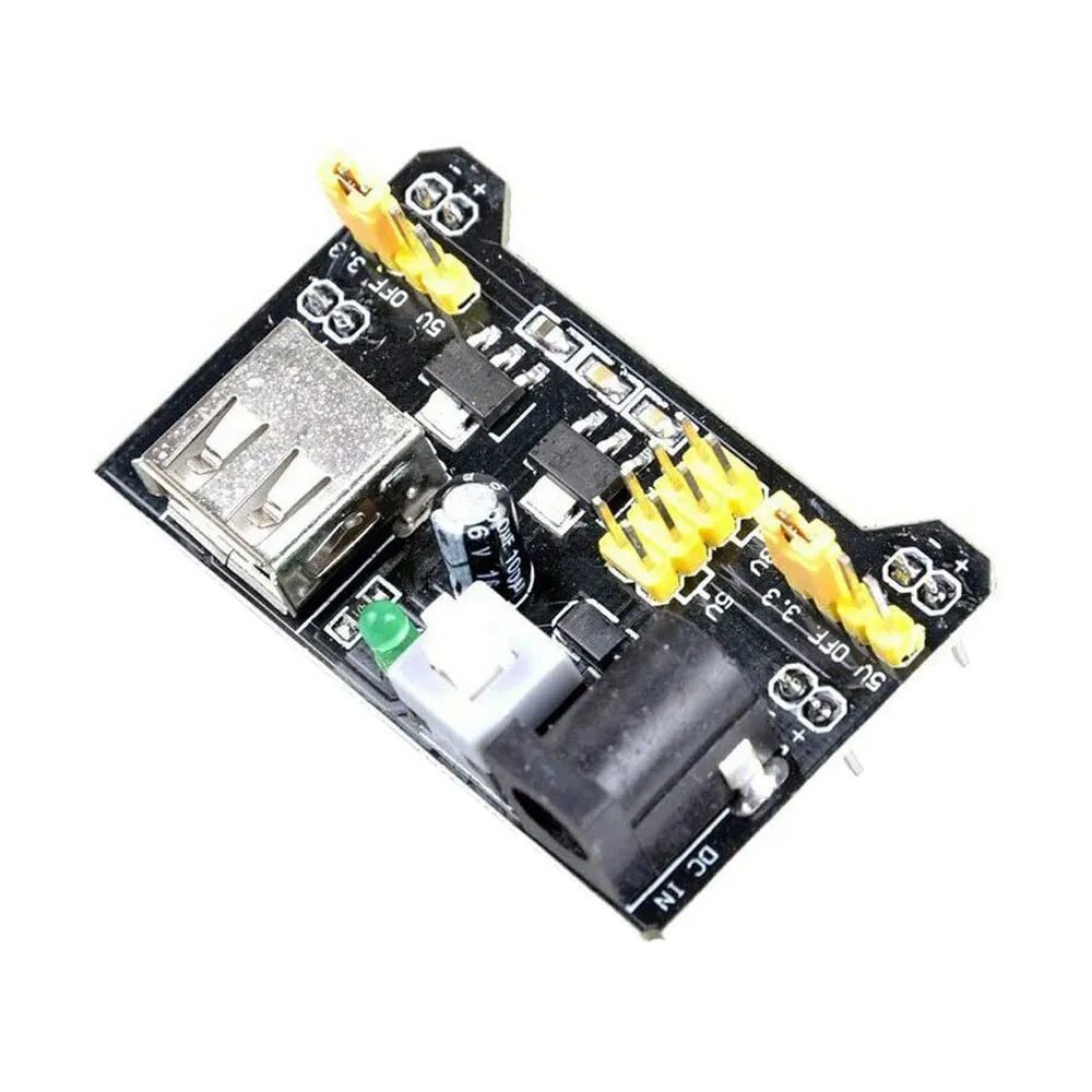 

MB102 Breadboard Power Supply Module MB102 White Breadboard Dedicated Power Module 2-way 3.3V 5V MB-102 Solderless Bread Board