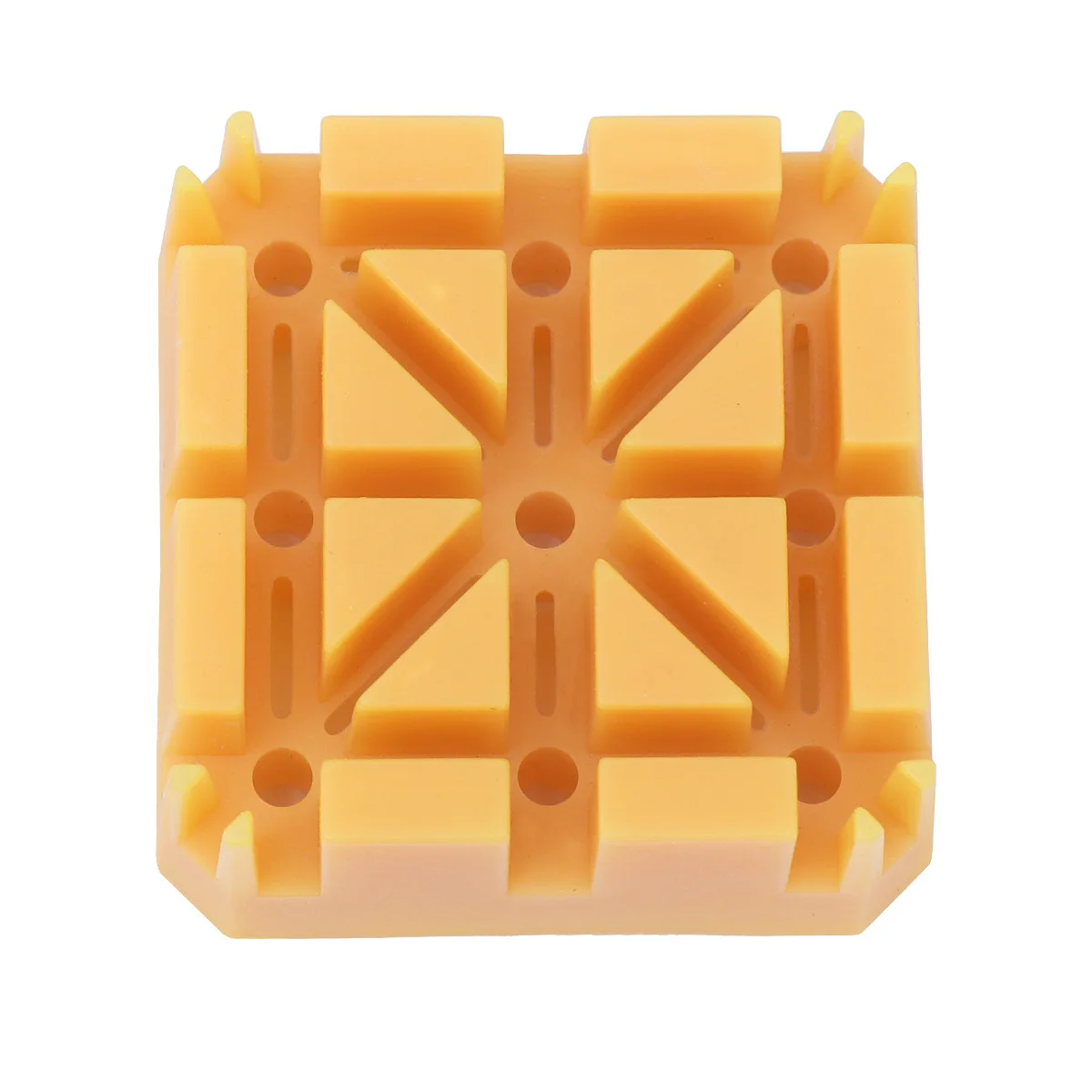 حامل أداة إزالة حزام الساعة لروابط السوار، حامل حزام الساعة البلاستيكي مع فتحات متعددة، فتحات تركيب باللون الأصفر