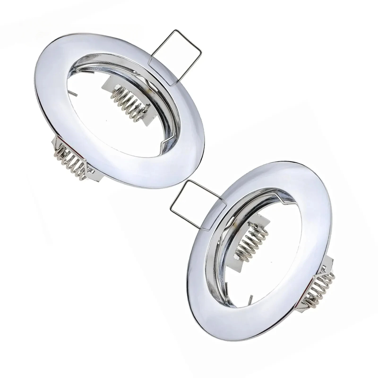 Zinc Alloy GU10/MR16 Bulb Holder Spot Lighting Fitting Fixture Round Ceiling Spotlight LED Ceiling Downlight Mounting Frame