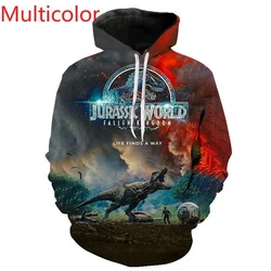 Men and Women Jurassic Park 3d Printing Hoodie Sweatshirt Fashion Casual Pullover Harajuku Movie Tops