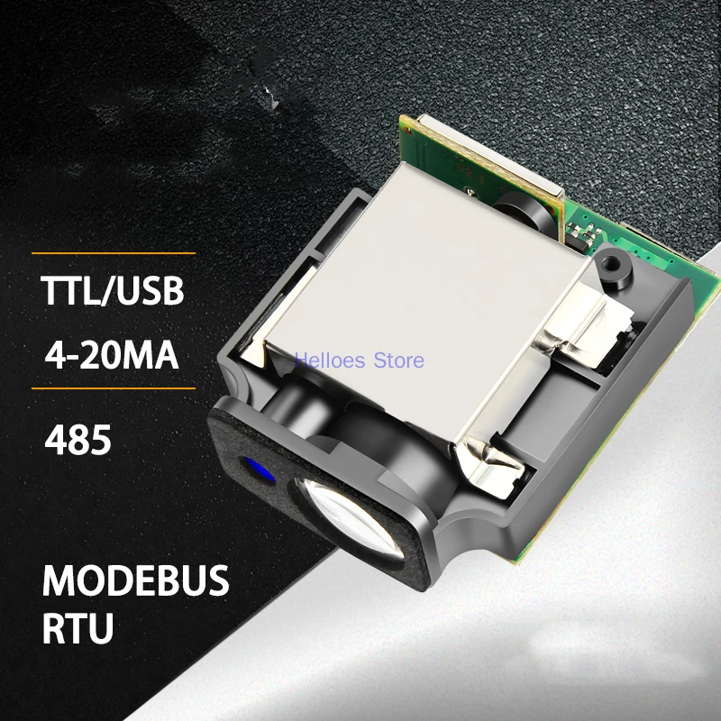 

Laser Distance Sensor Analog Quantity 4-20ma 0-10v Industrial Module High Precision TTL/485 Serial Port