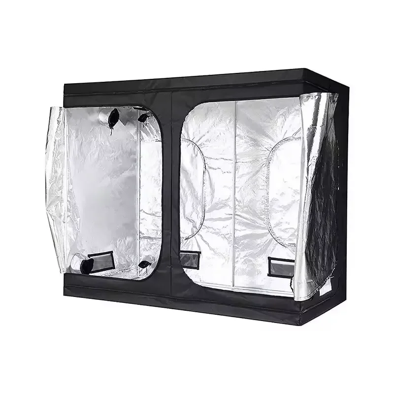 Industrial Hydroponic Indoor Grow Box 1680D for China Market Fabric LED Easy-to-Assemble Metal Plastic Glass Mylar Home