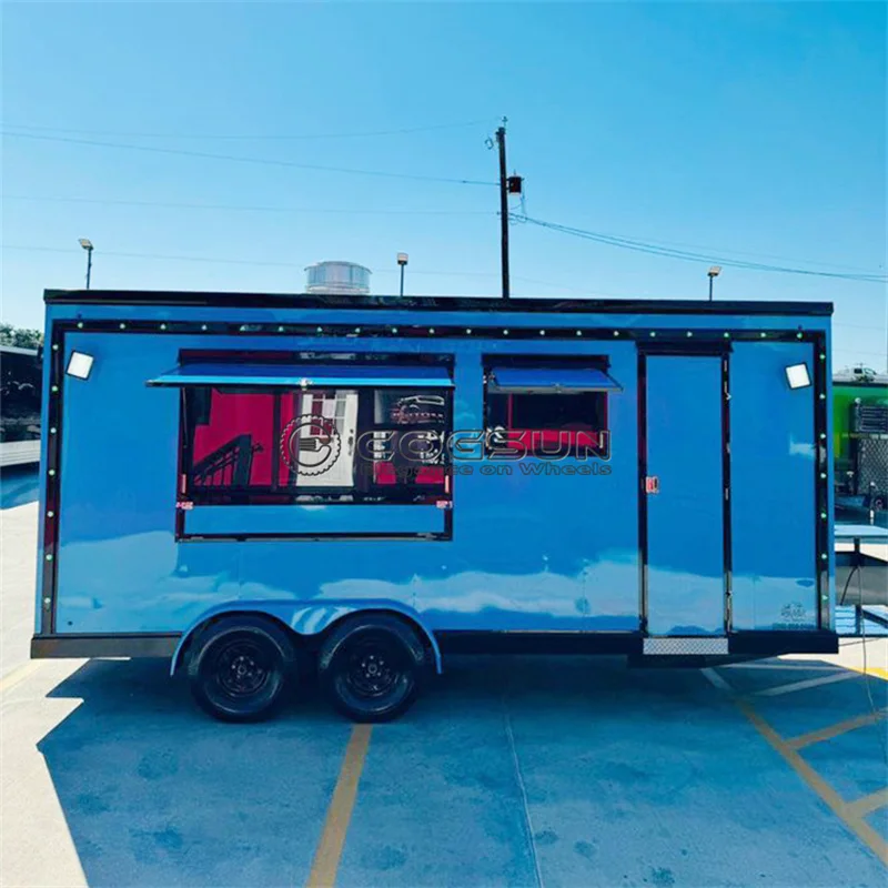 Fully Equipped Mobile Food Truck Trailer for Gourmet Catering  Customizable Food Truck Trailer for High-End Outdoor Events