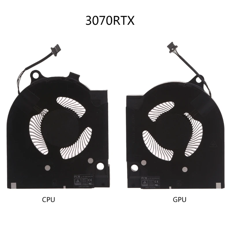 Effective 12V CPU GPU Cooling Fan for 3070RTX Laptops Cooler Fan Advanced CPU Cooler Cooling Fan Heat Sink Fans F19E