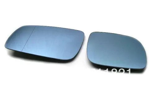 Blue Tinted Aspherical Side Mirror Glass Stubby Mirror For Volkswagen For VW Jetta Bora Golf MK4