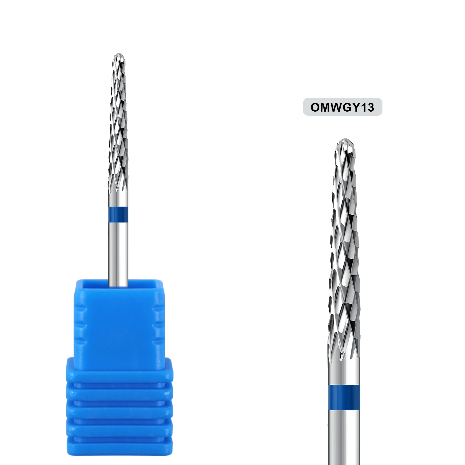 1pcs Wolfraam Staal Nail Cuticle Boren Carbide Draaien Elektrische Keramische Frees Voor Manicure Gel Polish Remover