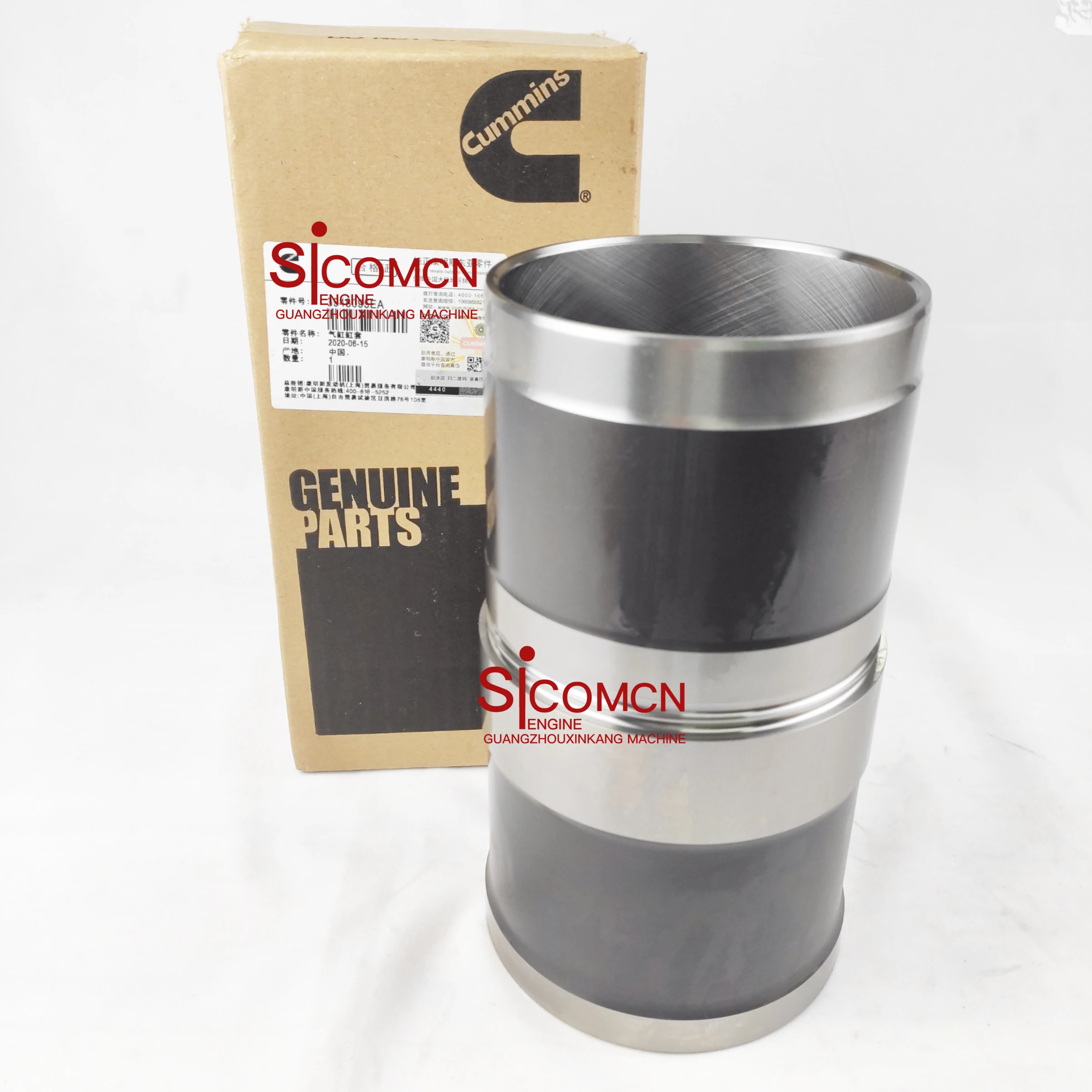 6CT 6CT8.3 Cylinder  Liner Kit Overhaul Kit for PC300-8 Diesel Excavator Engine Parts 6D114 S6D114 Piston Ring for Cummins Parts