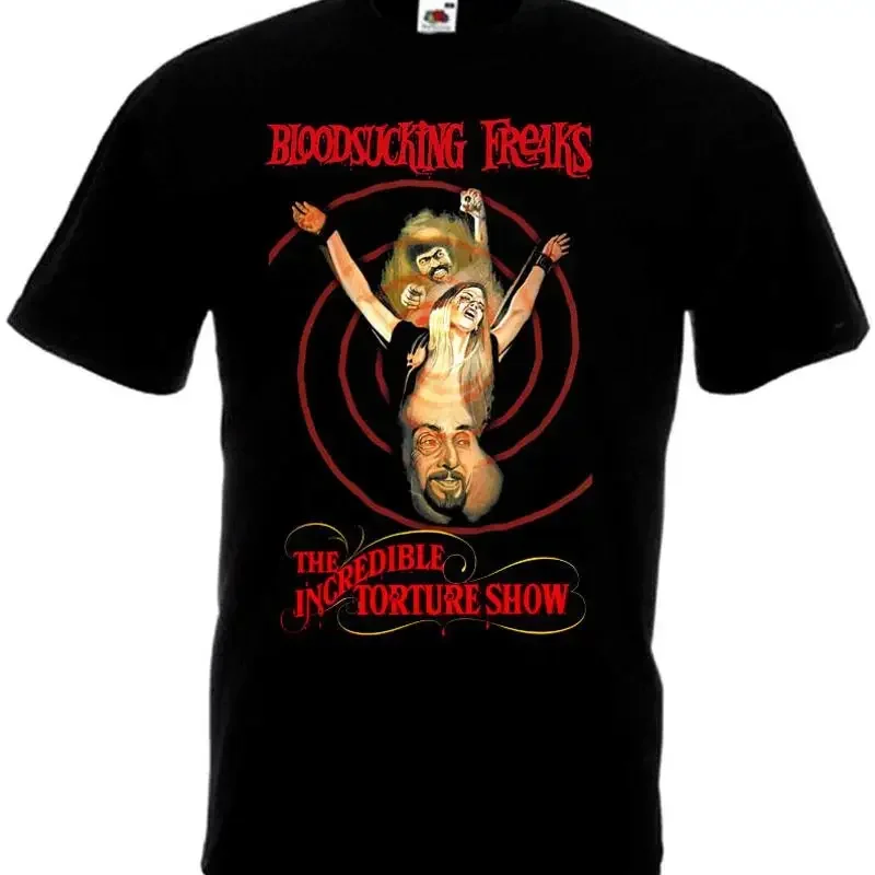 Bloodsucking Freaks v3 t shirt black horror movie poster all sizes S 5XL