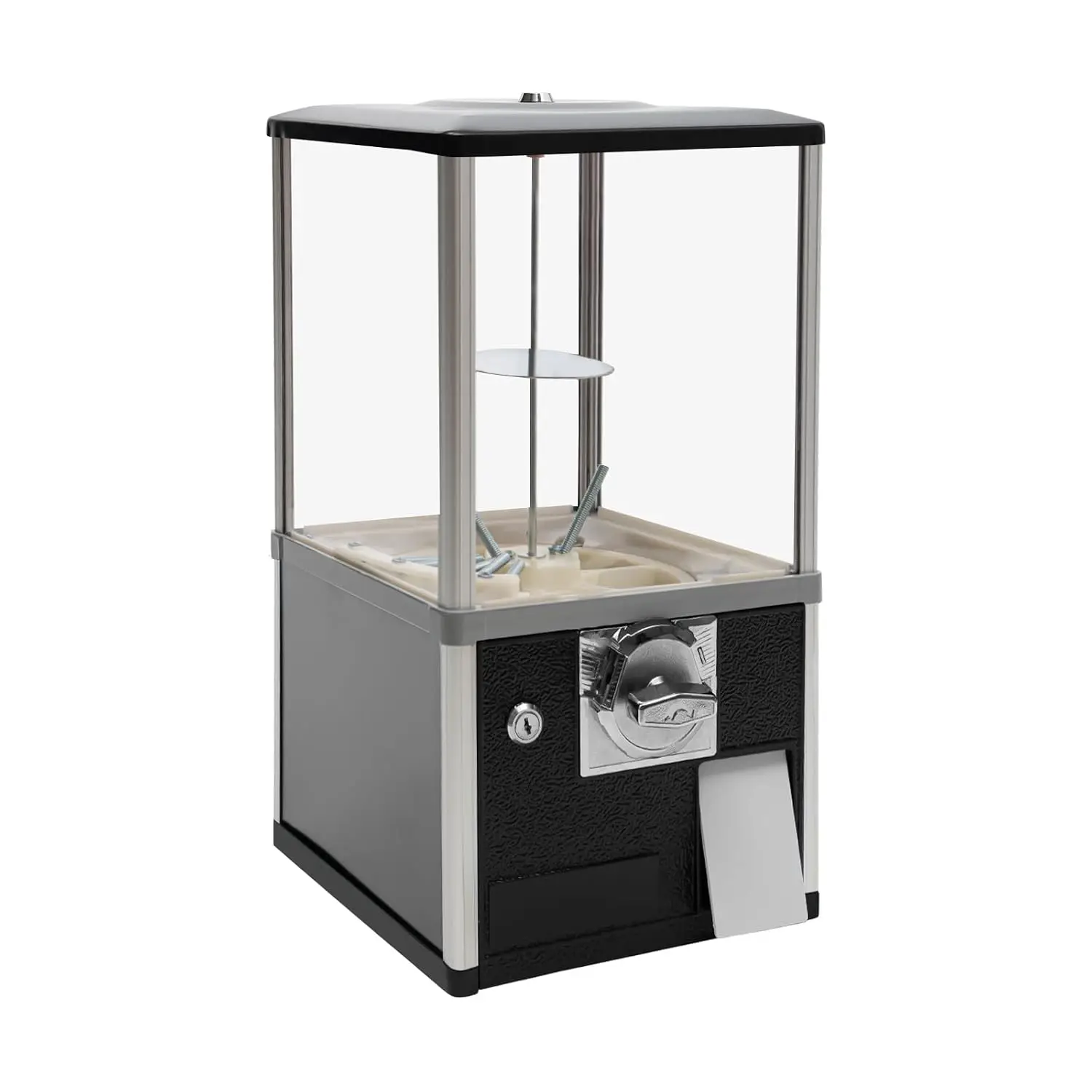 Commercial Vending Machines, 20.87Inch Height Candy Gumball Machine for 1.77-1.97in Gadgets, Portable Huge Load Capacity Gumball