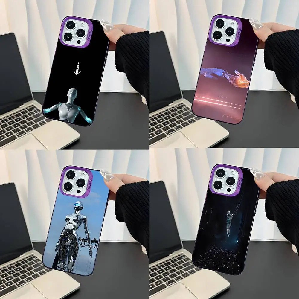 

DJ A-Afterlife Anyma For iPhone 17,16,15,14,13,12,11,Mini,Pro,E,SE4,XS,MAX Purple Candy Matte Cover