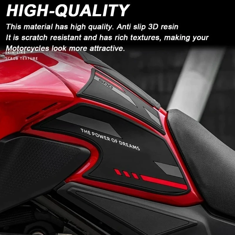 For NX500 nx500 NX 2026 Motorcycle Rubber Fuel Tank Decoration And Protection Stickers Pad Bike Colorful Decals Can Choose Style
