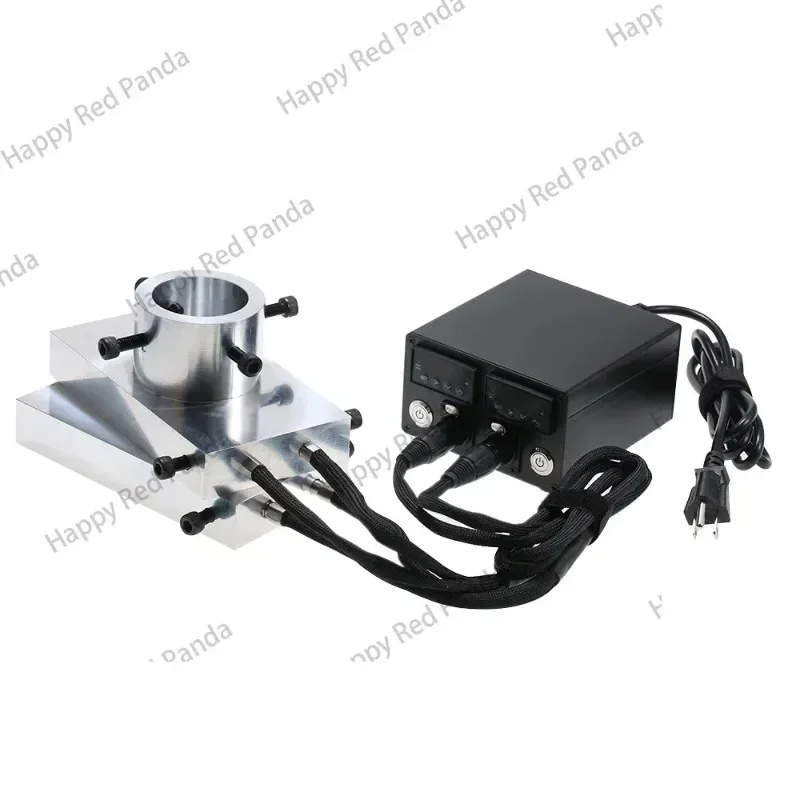 4x7inch Rosin Press Plate Kit with 4pcs Heating Rod and Double Pid Temperature Controller Module DIY Build 10-20 Ton Rosin Press