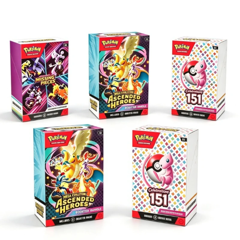 ！！！2026 Pokémon English Mega Evolution Ascended Heroes Scarlet Violet 151 Booster Bundle ME03 Trainer Box Collected Trading