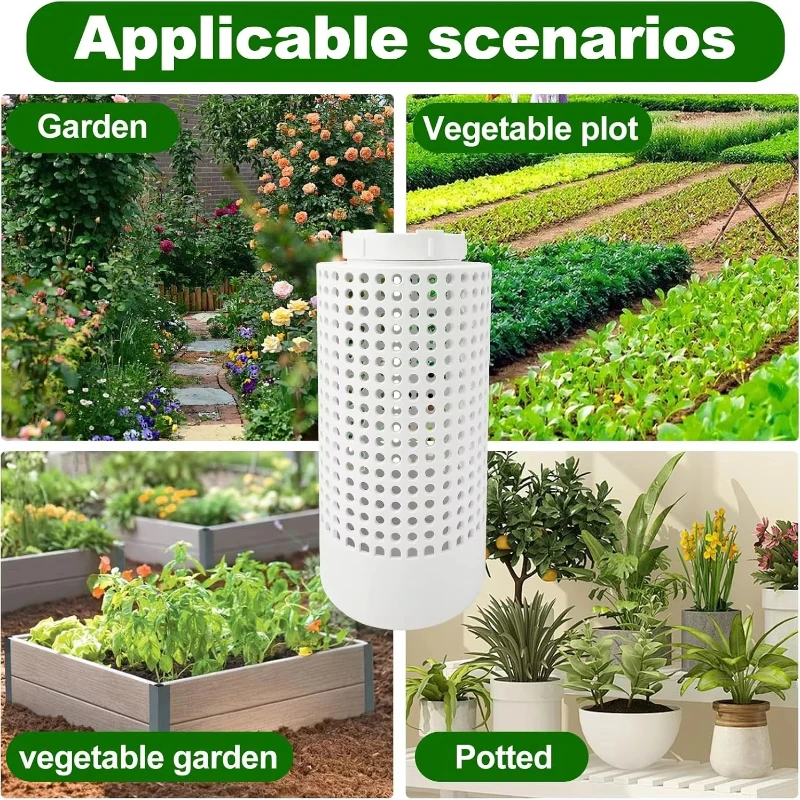 

1 Pcs Outdoor Plastic Earthworm Compost Bin - Underground Farm Bin Kit for Garden And Lawn Care