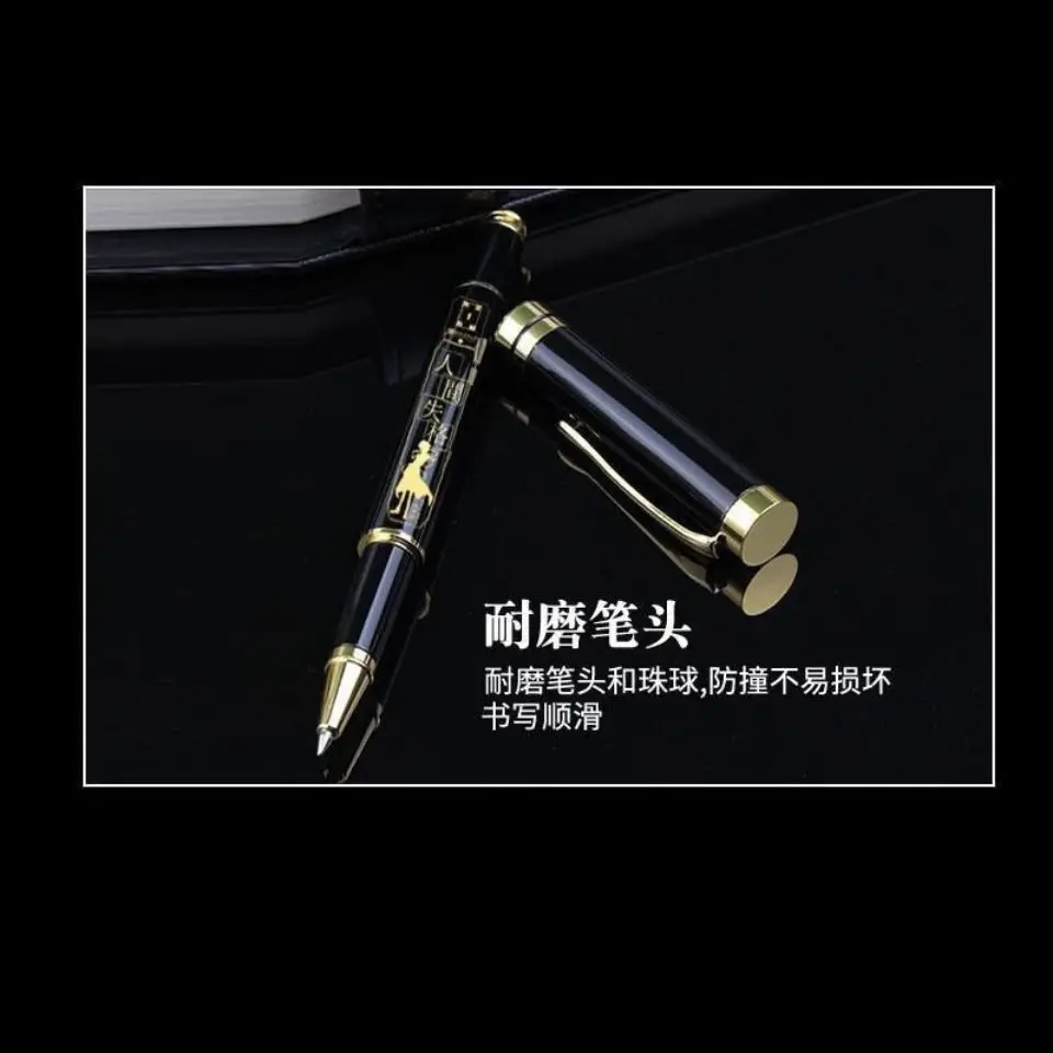 Anime  Stray Dogs Cute Metal Gel Pen Dazai Osamu Cosplay Student Sign Rollerball Pen Stationery For Men Women Fans Gift