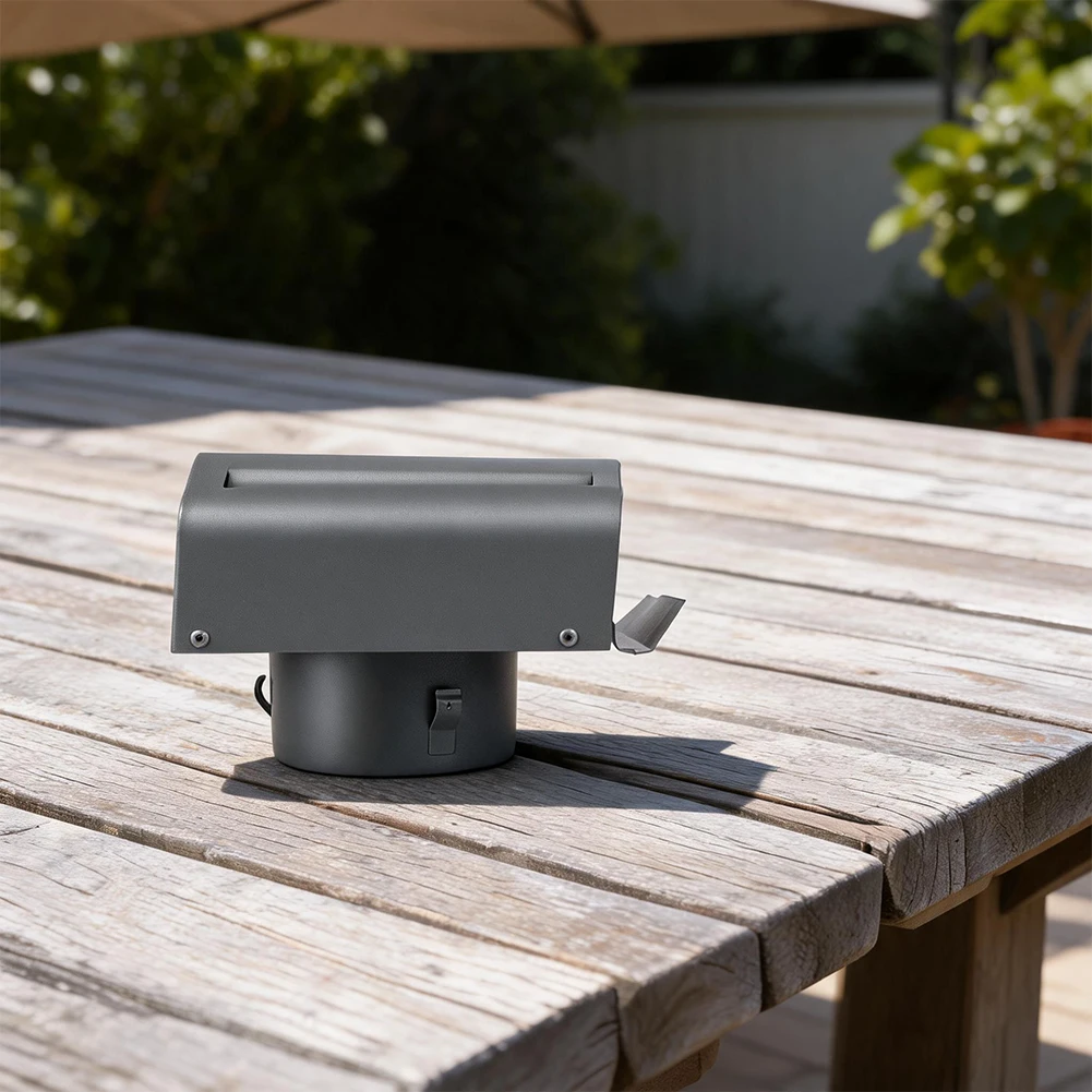 Kitchen Ventilation Cover Stainless Steel Vent Cover For Harsh Weather Conditions Wide Opening Airflow For Exterior Walls
