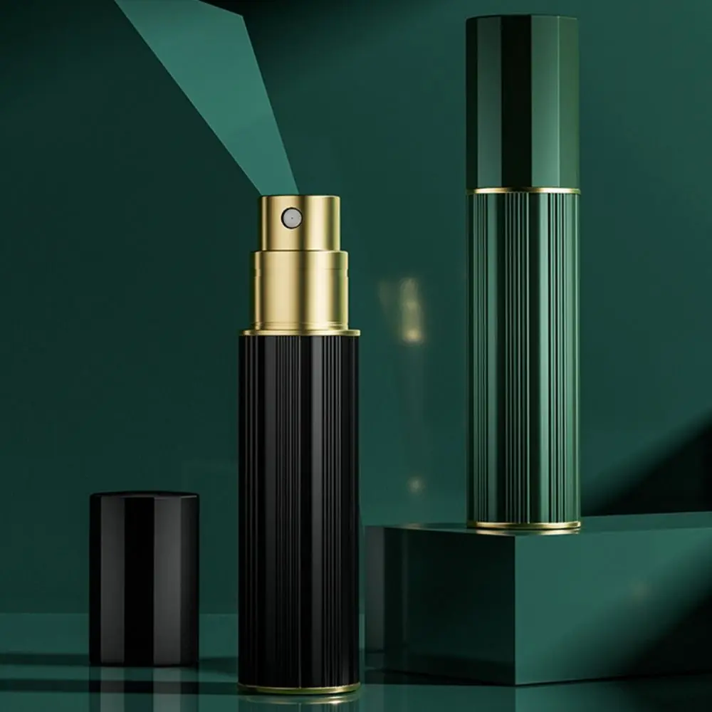 Butelki na perfumy aluminiowe 5 ml, napełniane od dołu, pojemnik na płyn, atomizer do perfum, akcesoria podróżne, puste, wielokrotnego użytku.