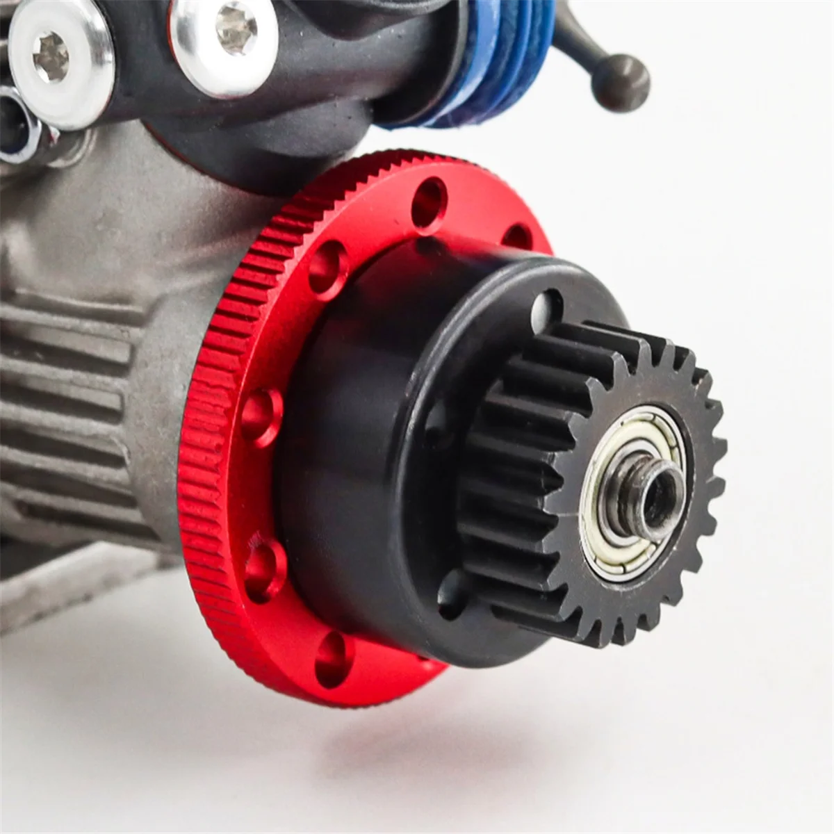 Bom ~ rc carro volante embreagem metal 4142 4146 3281 kit para traxxas 1/10 nitro/estampede/patato/t-maxx/nitro ferrugem azul