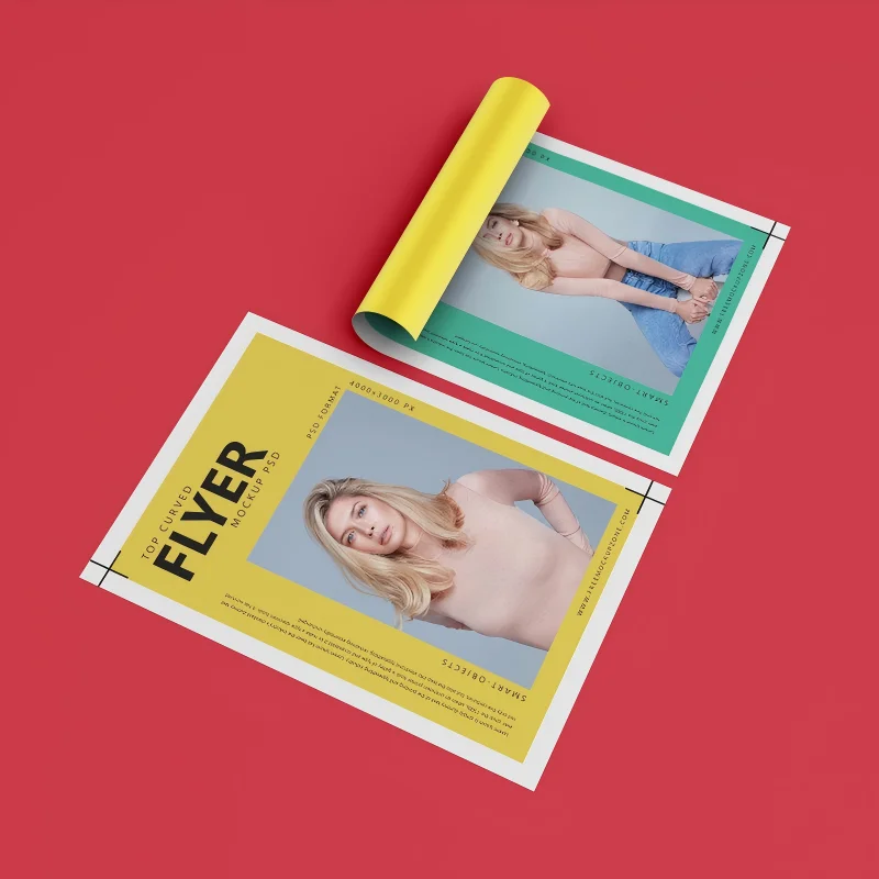 Folhetos personalizados A6/A5/A4 Lista de preços de folhetos Introdução Publicidade para pequenas empresas Impressão dupla face Flyers personalizados