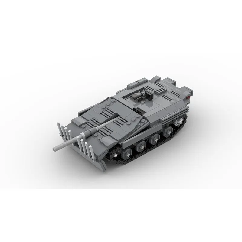 War Military Sfl. IVc Tank Strv 103 Tank Building Blocks Gifts Sets DIy Assembled Model Compatible with LEGOs kids Toys Gifts