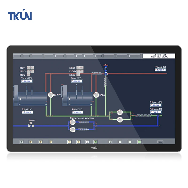 18.5 Cal J6412/I3I5I7 pojemnościowa rozdzielczość dotykowa 1366*768 anty-interferencyjna przemysłowa wysoka jasność All-in-jedno urządzenie