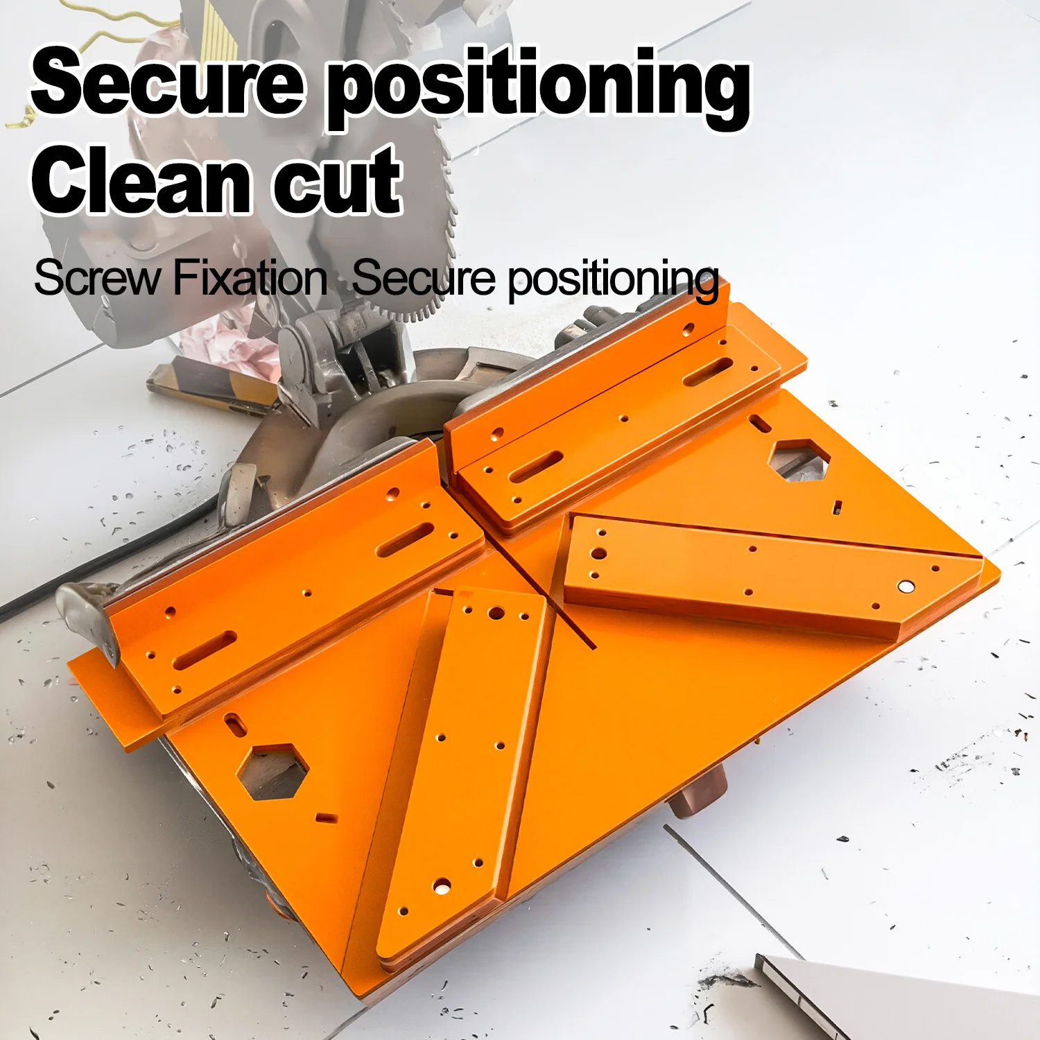 أداة قطع ميتري لإطار الباب الخشبي أداة 45/90 درجة، عالية الدقة، قالب قطع أسلاك إطار الباب الصلب والمتين #4