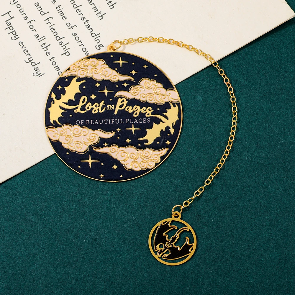 Vintage Fantasy Dragon Metal Bookmark Dragon Bookworm Reading Gift Birthday Gift for Friends Fantasy Gift
