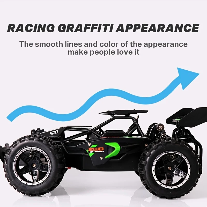 1:18 High Speed 2.4G Anti-Interference RC Off-Road Car 360° Drift Shockproof Rechargeable Kids Gifts New Hot sale in stock now!