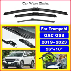 Escobillas de limpiaparabrisas delanteras y traseras para Trumpchi GAC GS8, accesorios para parabrisas de coche, ventana, 2019, 2020, 2021, 2022, 2023