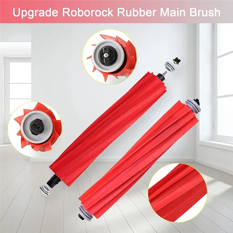 

【Rushed】Роликовая щетка для Roborock S7 S7 Maxv S7 Maxv Plus T7S T7S Plus Q7 Q7 Max Q7 Max+ Запчасти для робота-пылесоса