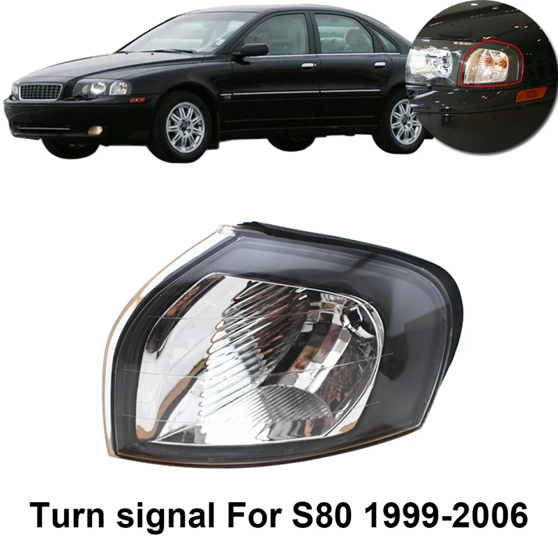 

Fog Lights Corner Light Headlight Marker Turn Light Front Side Fender Light For Volvo S80 1999-2006 30698427 30698428