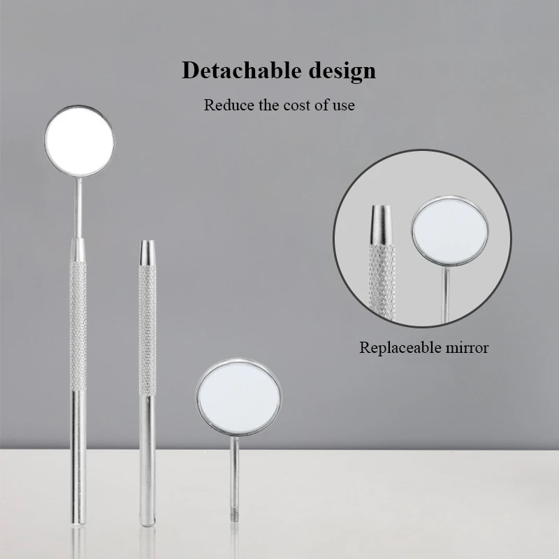 Dental Mirror 16cm 13cm Detachable Stainless Mirror Dentist Mirror Mouth Oral Tools For Teeth Whitening Exam Reflector